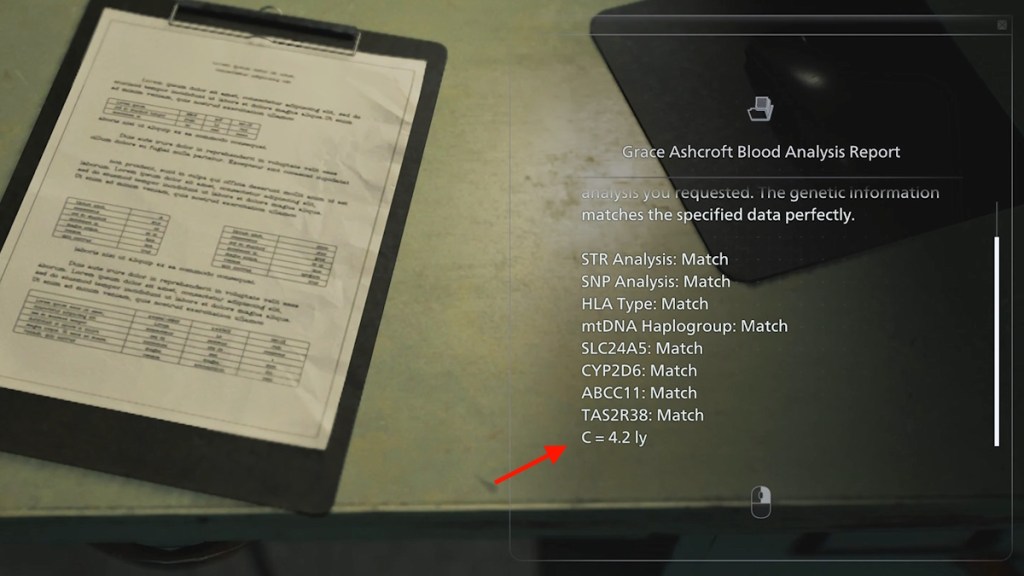 Grace Ashcroft Blood Analysis Report