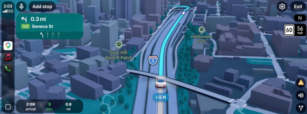 Immersive Navigation showcase in google Maps