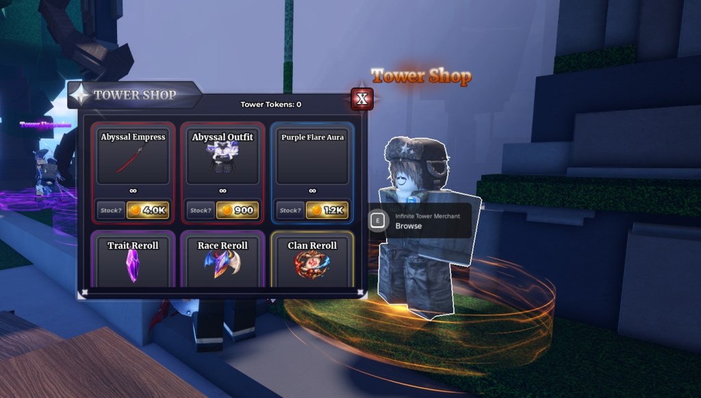 Infinite Tower Shop Sailor Piece