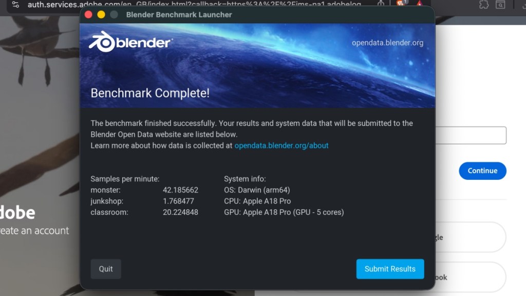 MacBook-Neo-Blender-Benchmark-Screenshots