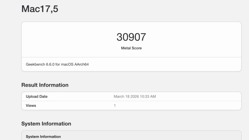 MacBook-Neo-Geekbench-GPU-Metal-Benchmark-scores
