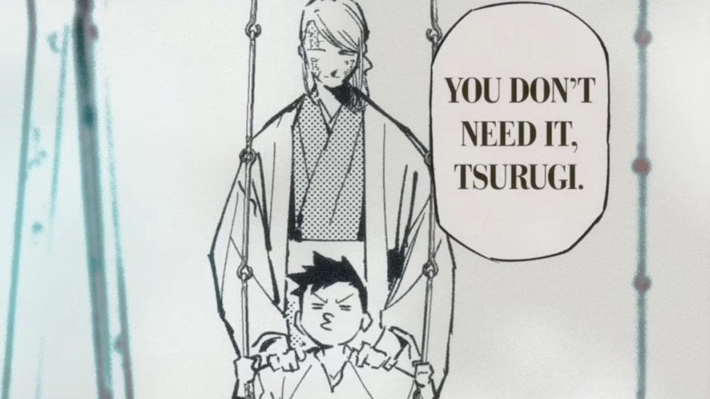 Maki with kid Tsurugi in JJK Modulo