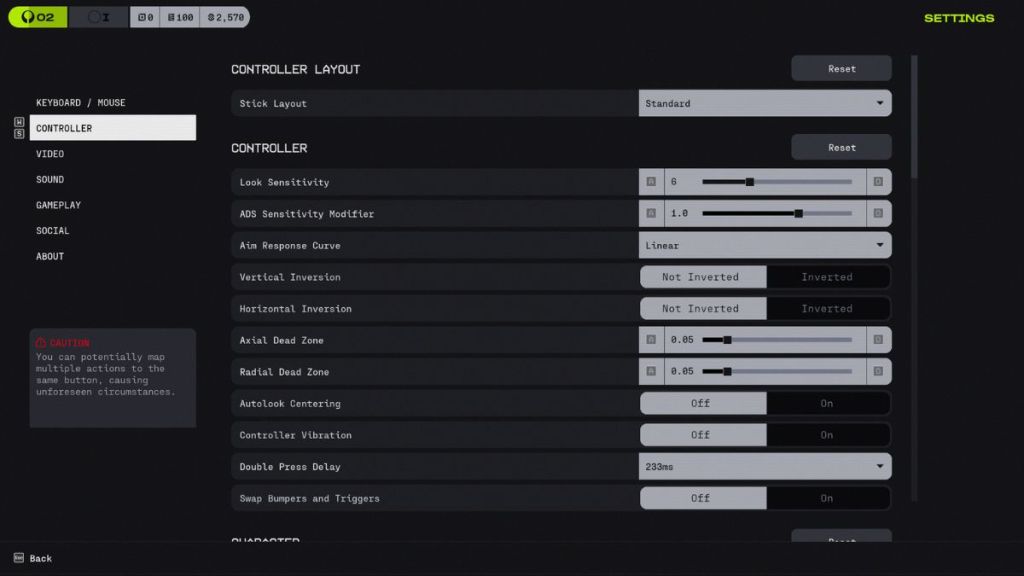 Marathon Best Settings Controller