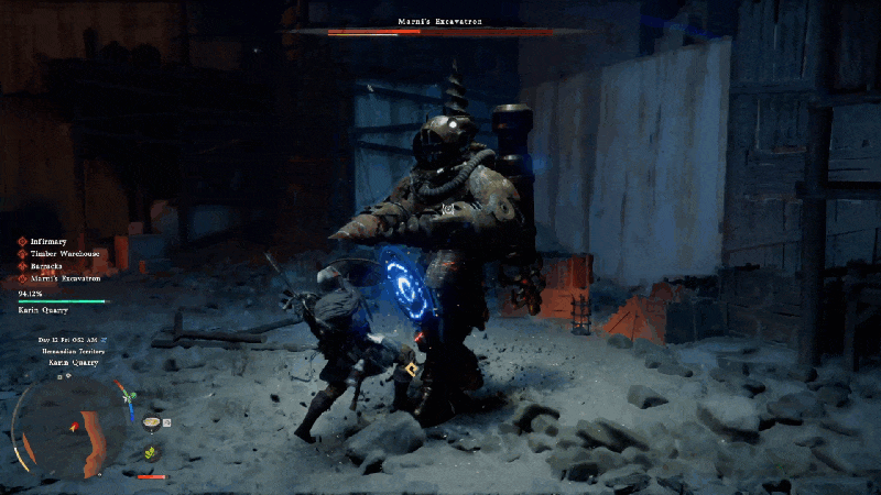 Marni's Excavatron boss Burrow Attack