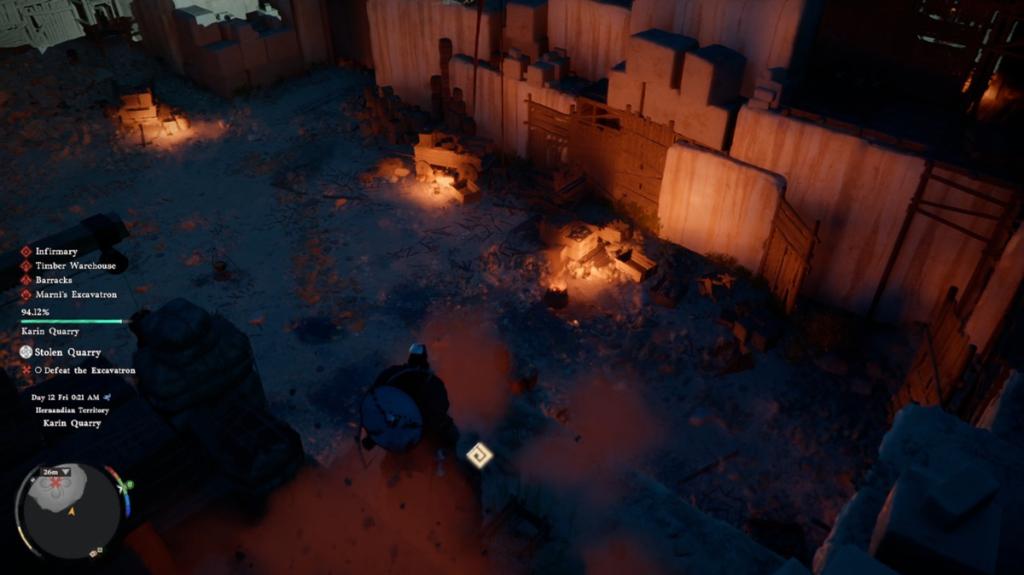 Marni's Excavatron location in Karin Quarry in Crimson Desert