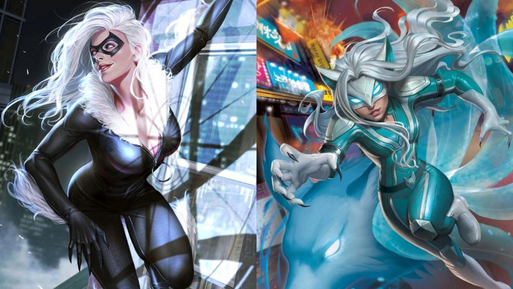 Marvel Rivals Black Cat White Fox