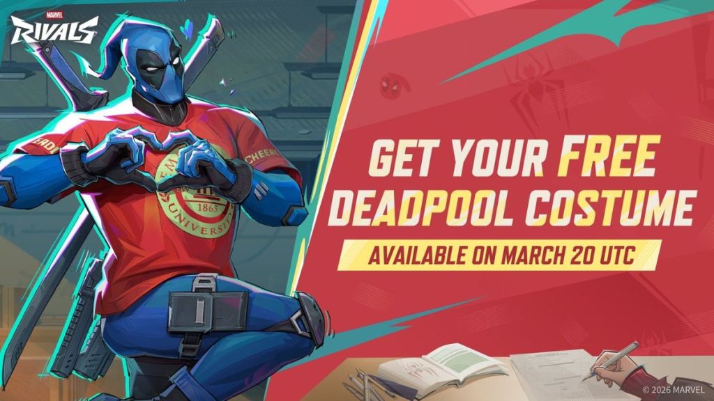 Marvel Rivals Free Deadpool Skin Cover