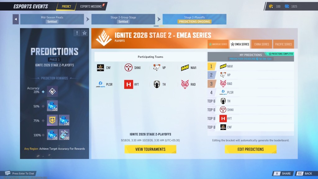 Marvel Rivals Ignite 2026 Stage 2 Playoffs Predictions - EMEA Series