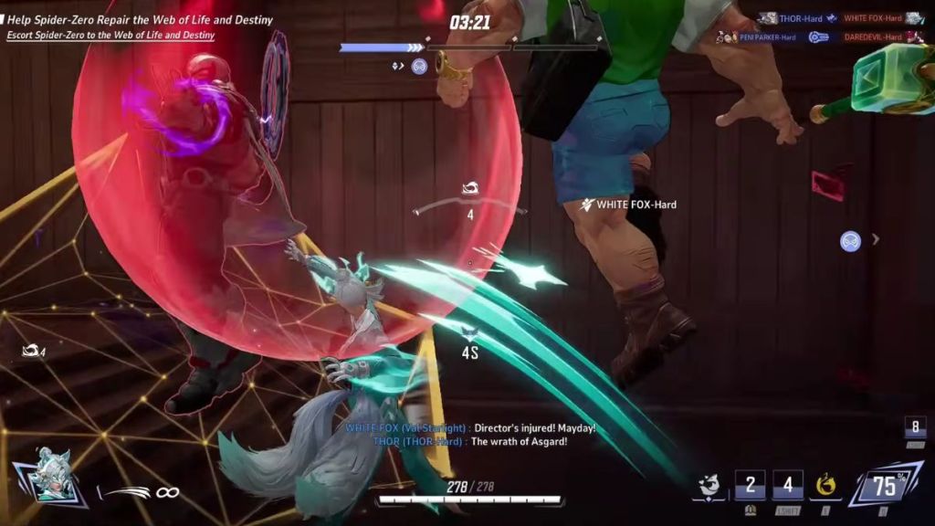 Marvel Rivals White Fox Awakened Melee