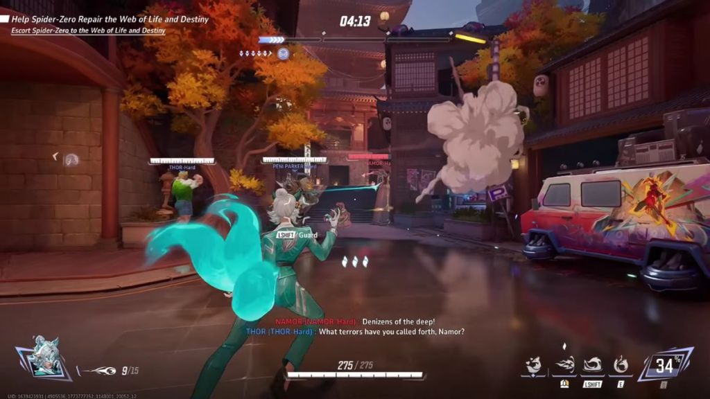 Marvel Rivals White Fox Primary Attack