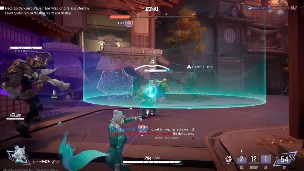 Marvel Rivals White Fox Shift Heal