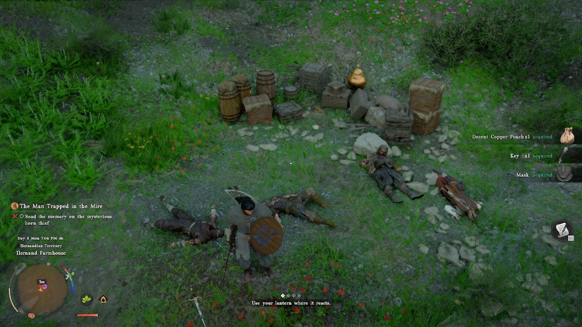 Mask acquired after killing the bandits in Crimson Desert