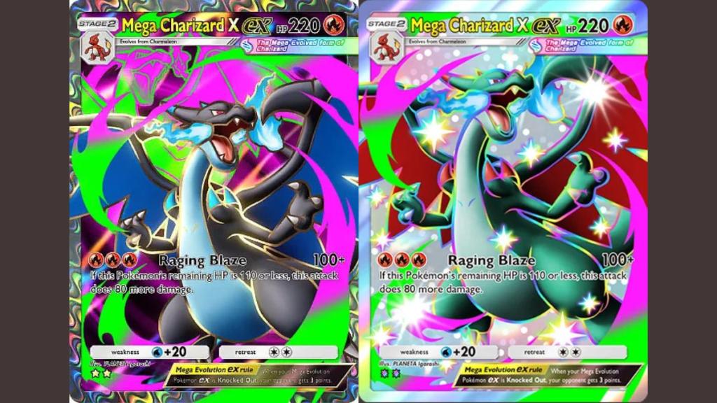 Mega Charizard X EX cards
