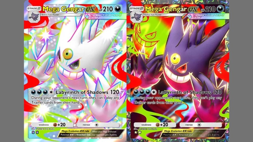 Shiny Mega Gengar EX in Pokemon TCG Pocket