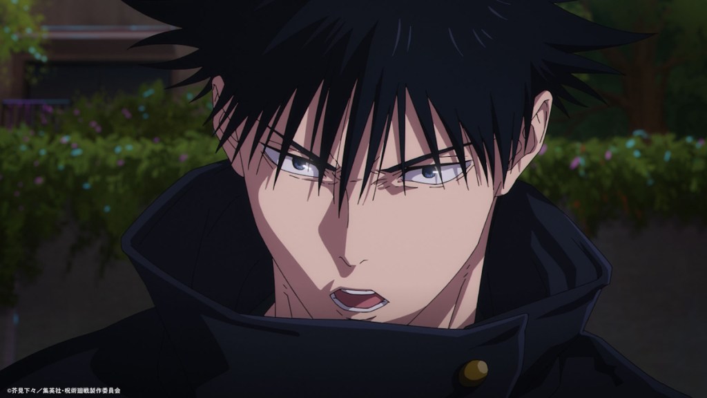 Megumi annoyed in Jujutsu Kaisen anime