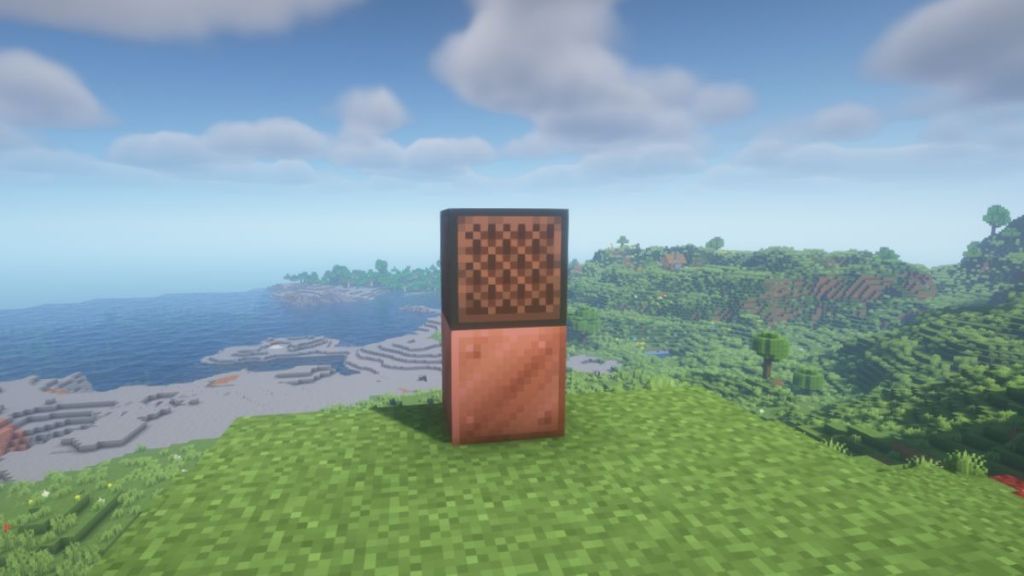 Minecraft Note unoxidized copper