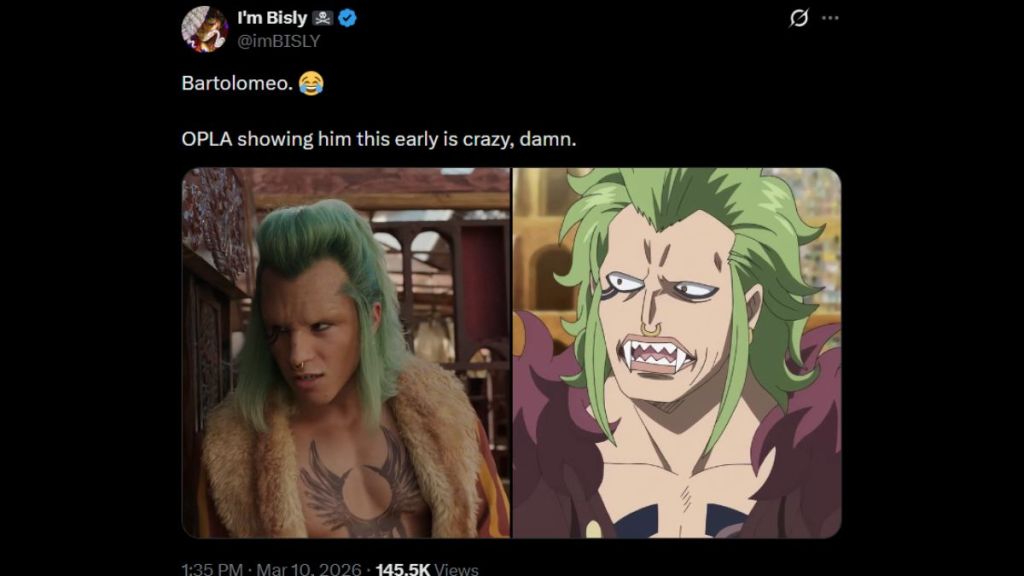 One Piece live-action Bartolomeo