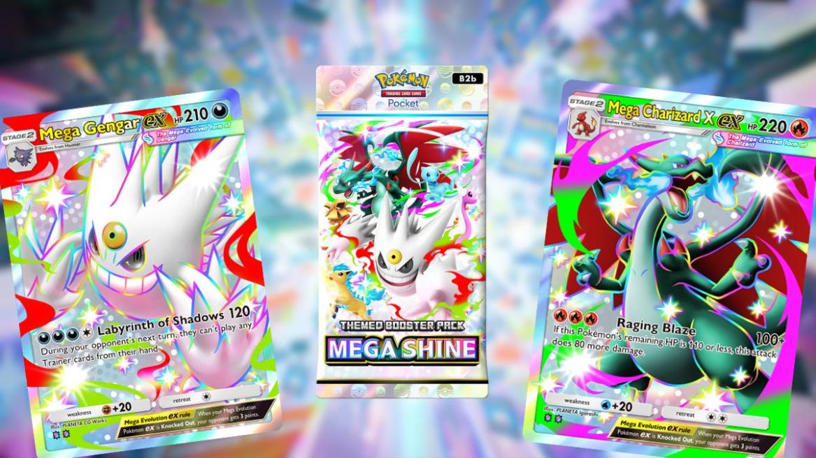 Pokemon TCG Pocket Mega Shine Expansion Cards