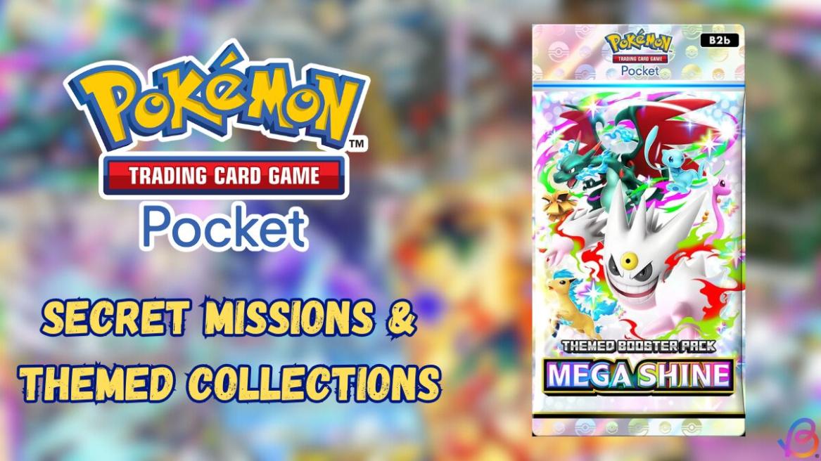 Pokemon TCG Pocket Mega Shine Expansion Secret Missions & Themed Collections