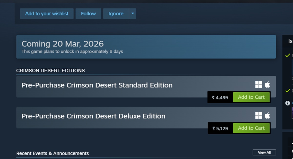 How To Preload Crimson Desert On PC PS5 And Xbox Beebom Preload Crimson Desert On Steam 