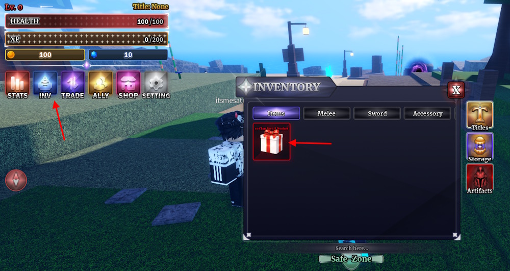 Reroll clan in Sailor Piece