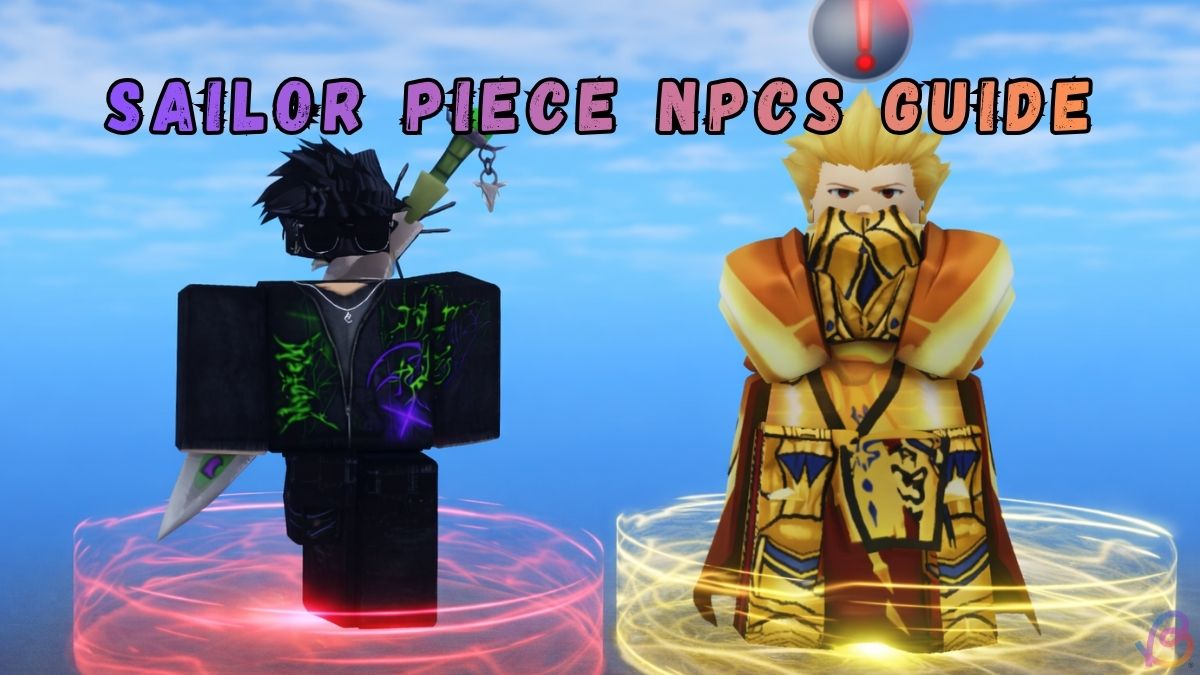 Sailor Piece NPCs guide featuring Gilgamesh