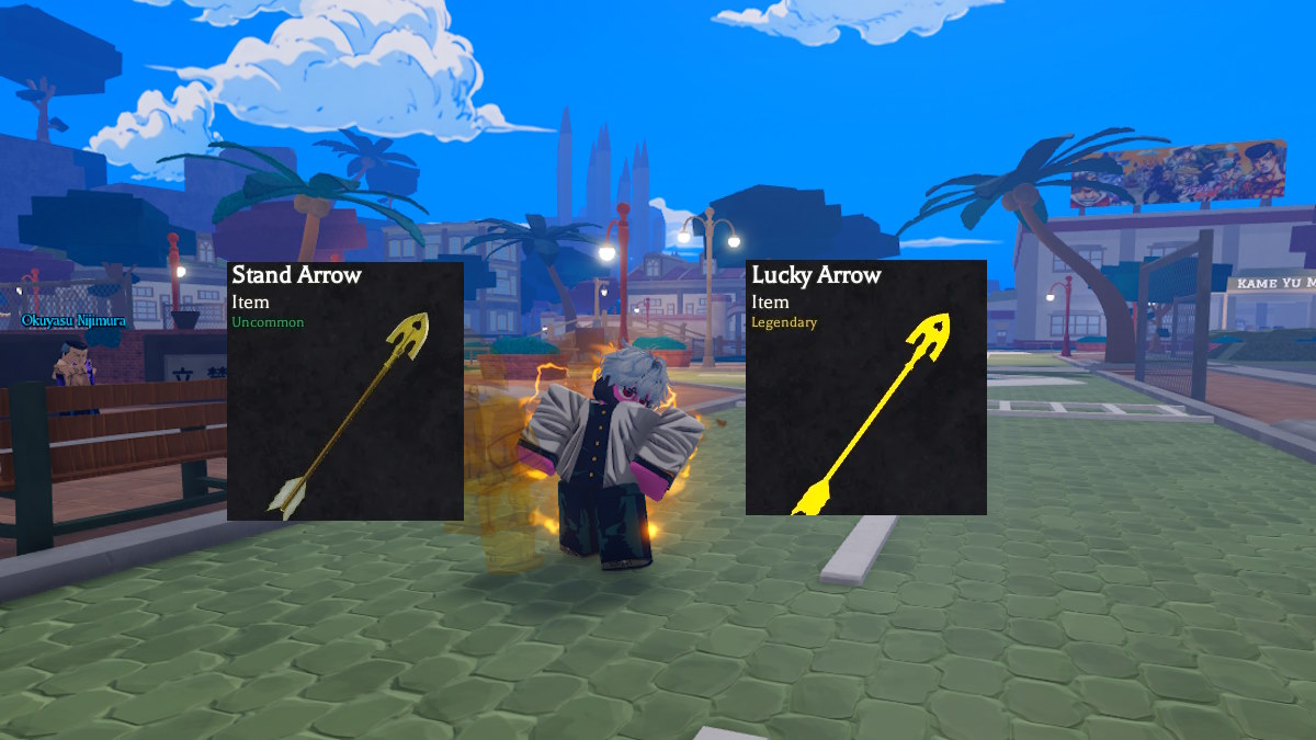 Stand and Lucky Arrow in Bizarre Lineage