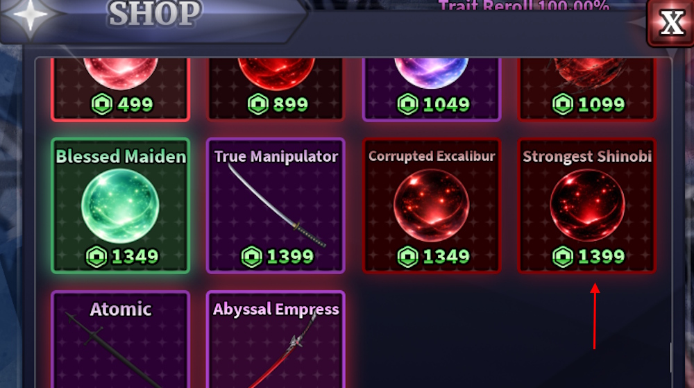 Strongest Shinobi Robux