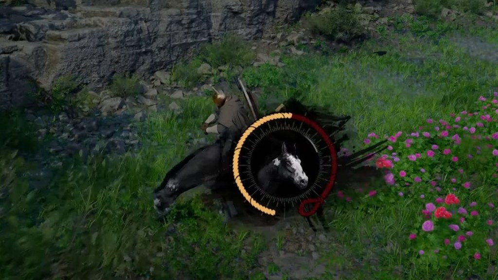 Tame horses in Crimson Desert