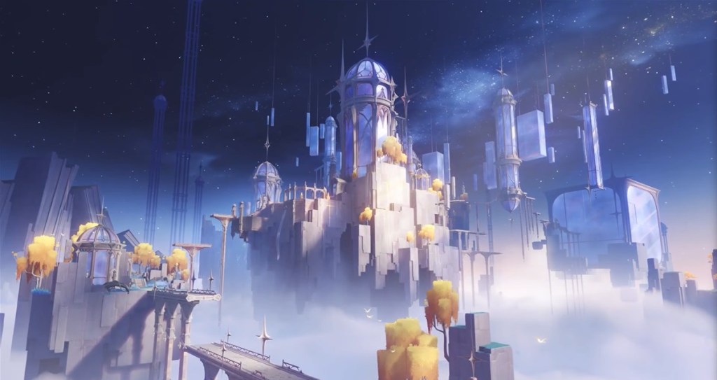 Temple of Space visuals part 03 in Genshin