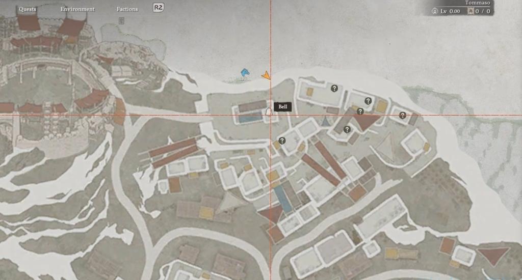 Toll of Tommaso Bell location Crimson Desert on map