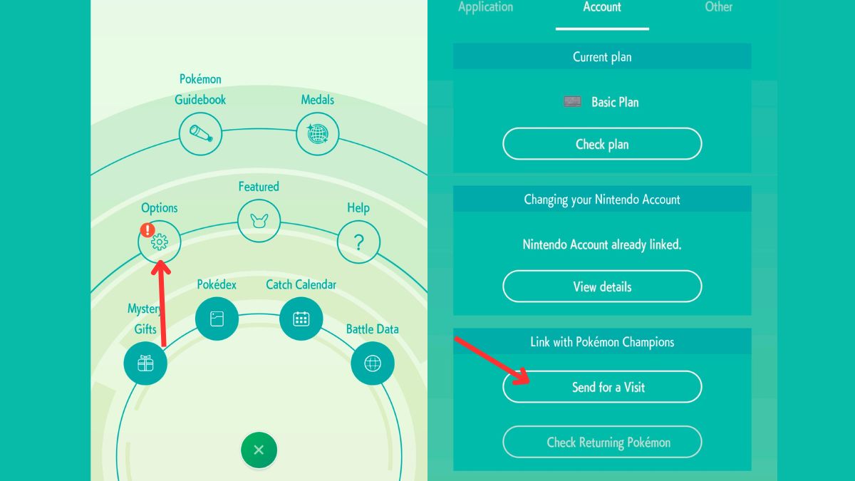 Connect Pokemon HOME to Champions