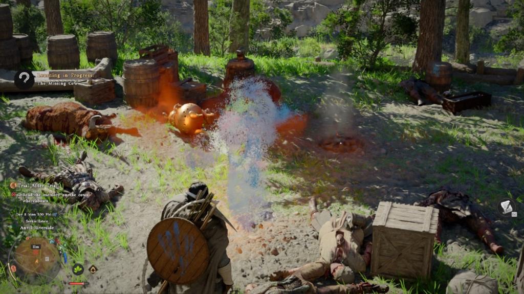 Trial after trial Read the memory on the Cows whereabouts Crimson Desert quest