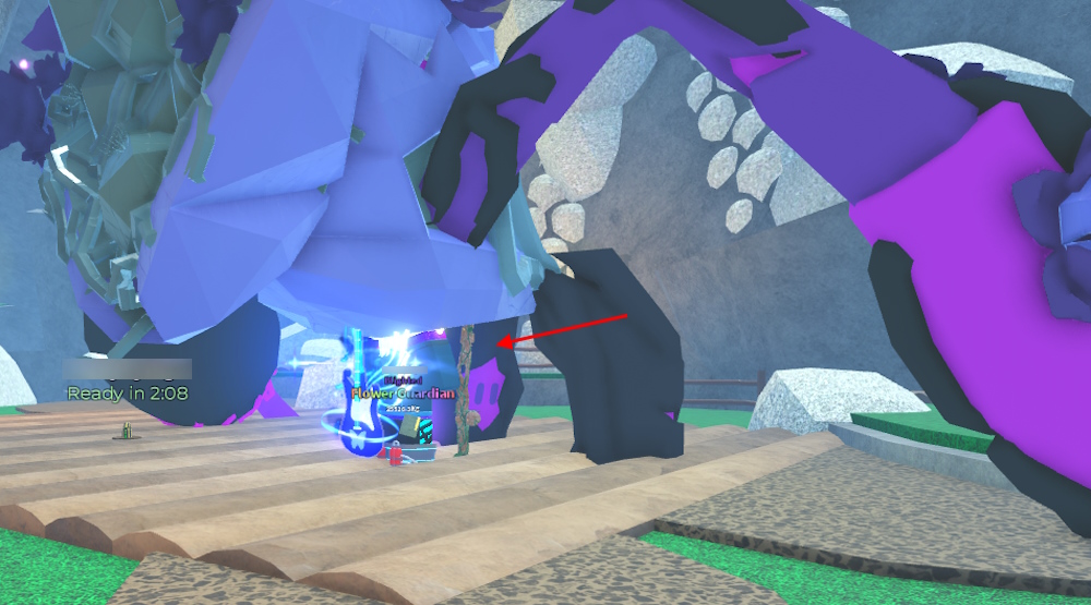 Using Flower Guardian to unlock Bloomspire Rod Fisch