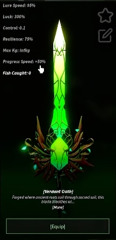 Verdant Oath rod Fisch stats