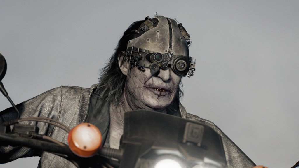 Victor Gideon riding bike Resident Evil Requiem