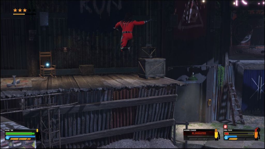 WWE 2K26 Scrapyard Scaffolding