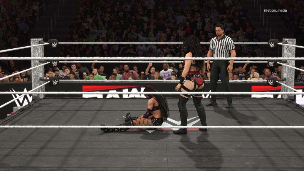 Snapmare position in WWE 2K26