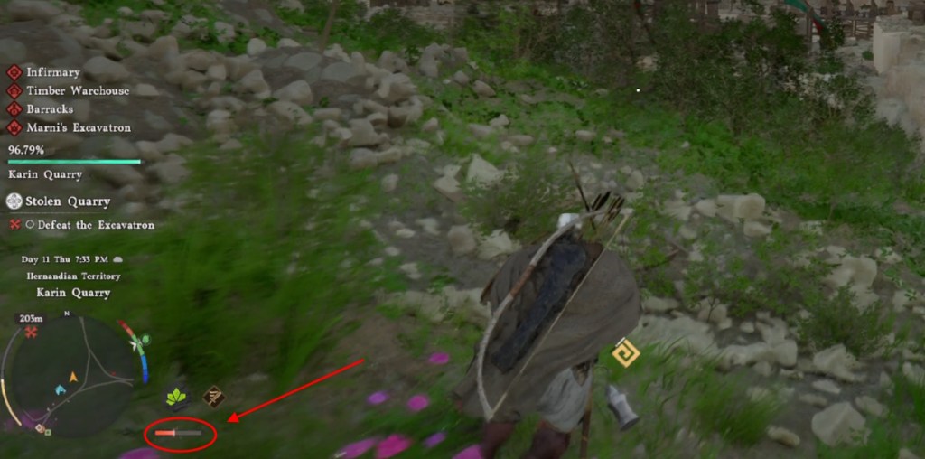 Health getting automatically replenished in Crimson Desert