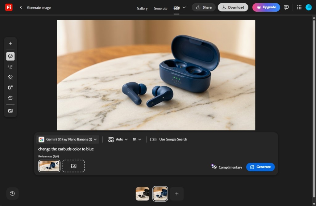 edit ai images using gemini in adobe firefly