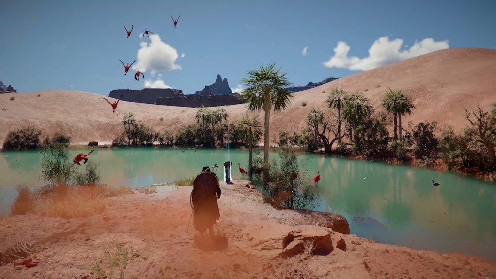 Exploring the desert region and finding Abyss Artifact in Crimson Desert