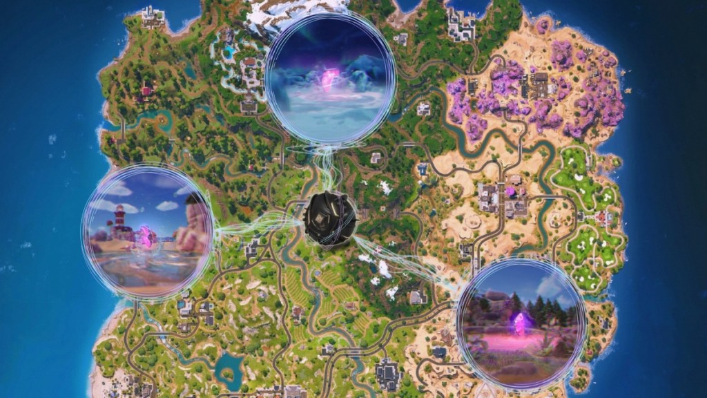 Fortnite Rift Gate Map