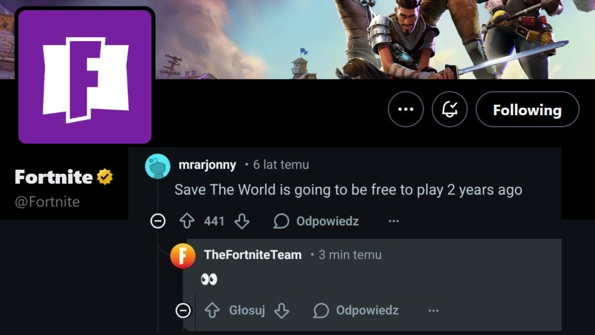 Fortnite STW Socials teaser