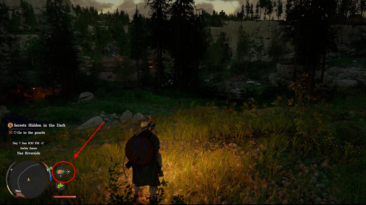 Equipped food highlighted in Crimson Desert