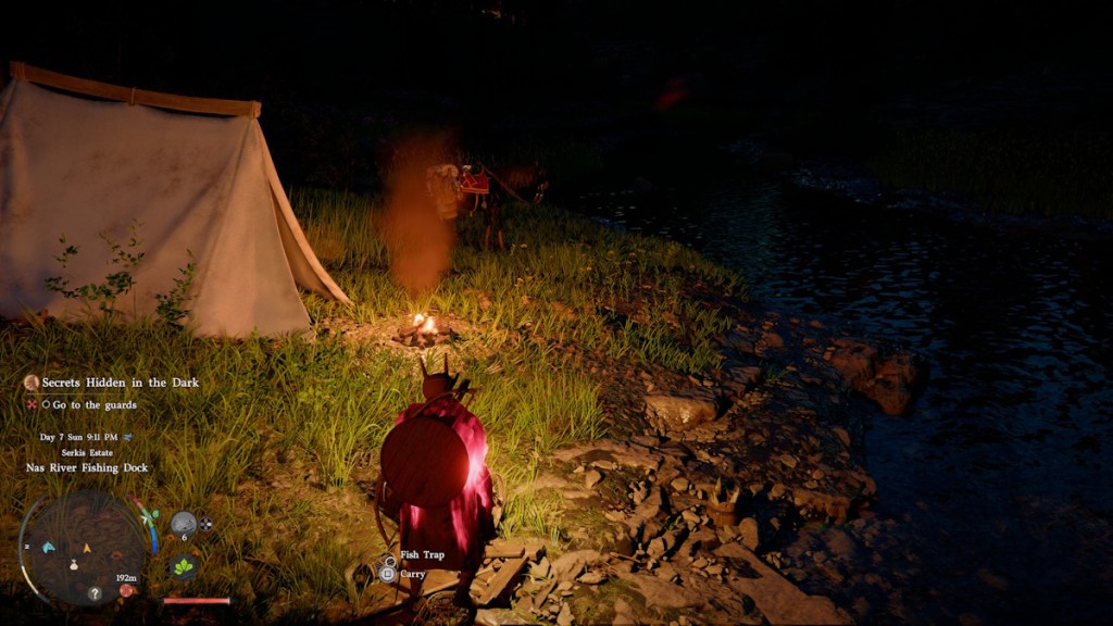 Kliff getting healed after the 