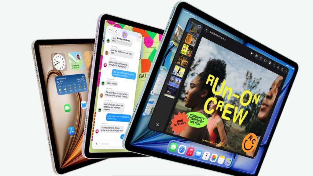 iPad Air M4 Apple Store image showcase