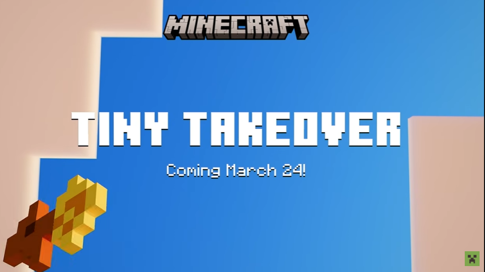 Minecraft 26.1 ‘Tiny Takeover’ Update Release Date Announced