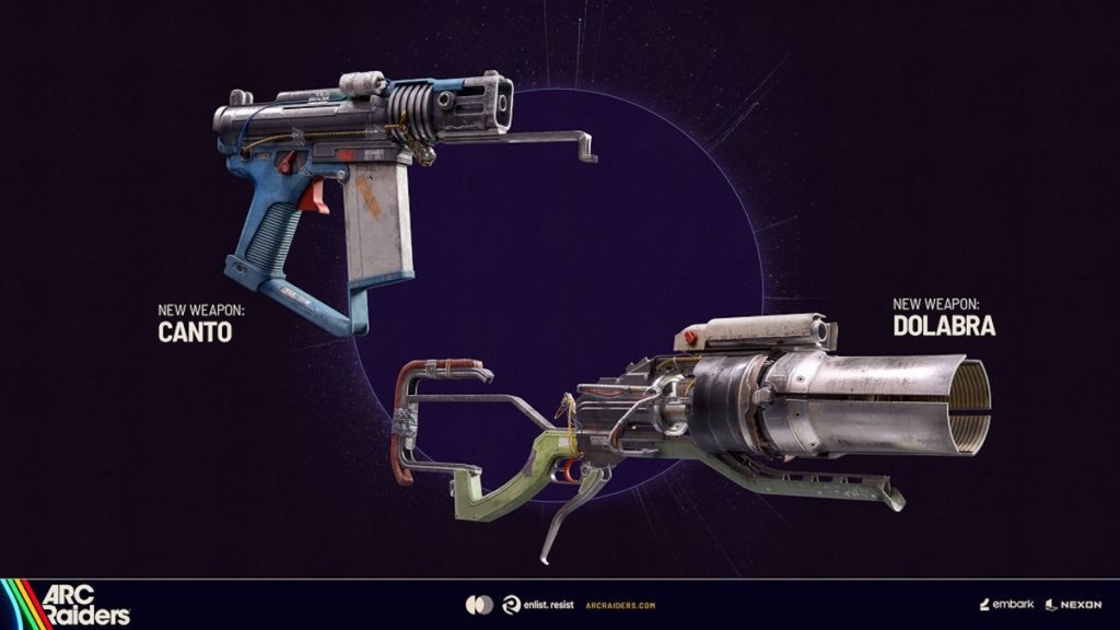 New weapons Canto and Dolabra in ARC Raiders