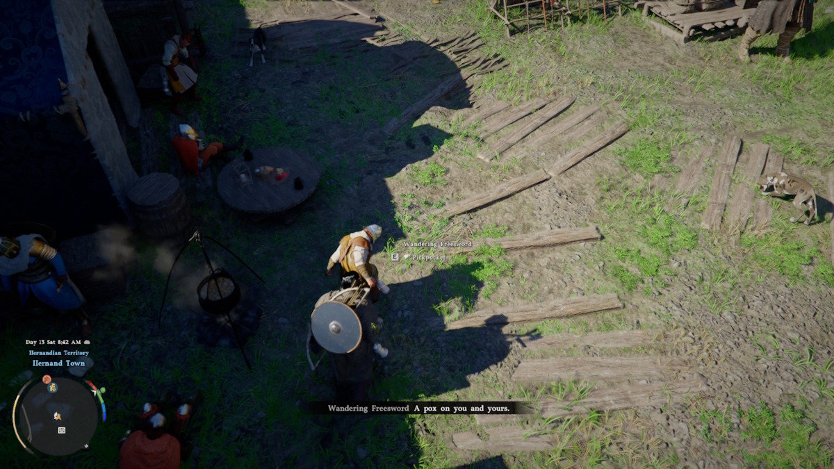 Pickpocketing in Crimson Desert