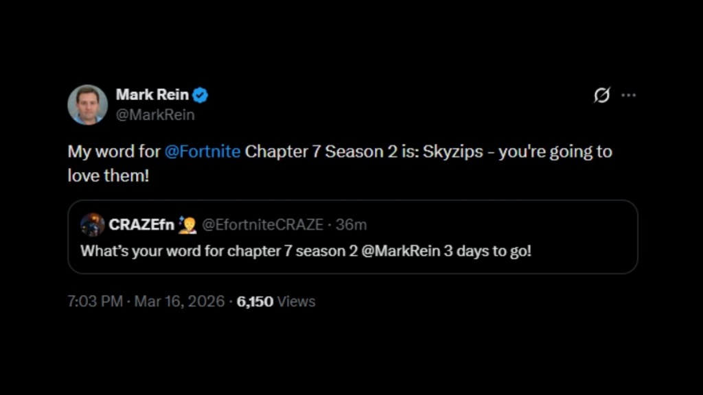 Mark Rein Fortnite Teaser